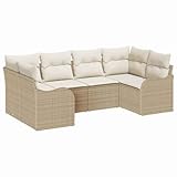 【Design Inclusivo】 Il Set di Divani da Giardino ha 2 sedute angolari, 2 centrali e 2 poltrone. Costruito per resistere, con robusto polyrattan per un comfort duraturo. Che sia sul balcone o sul patio, è perfetto per incontri vivaci, da riunioni di famiglia a celebrazioni sotto le stelle.