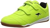 adidas neongelbe schuhe  KangaROOS Unisex Courtyard V Sneaker, Gelb (Neon Yellow/Jet Black 7013), 37 EU