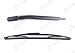 Produktbild NEGOTTI Heck Scheibenwischer + Heckwischerarm Wischerblatt 350 mm KRT 47 35cm