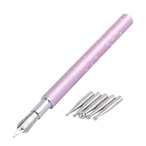 SEWACC 1 Conjunto De Pennail DIY Forro De Fonteferramentas De Contas Rosa Acessórios Com Pintura Ros