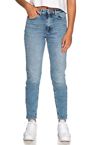 Only Onlveneda Life Mom Jeans Rea7452, Denim Blu Chiaro, 31W / 32L Donna