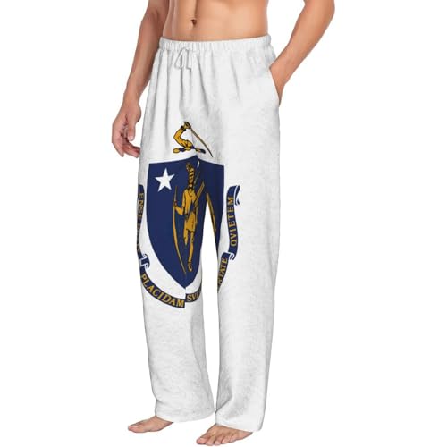 Pantalon de pyjama homme flanelle polaire : fini le froid avec le style Massachusetts - 2