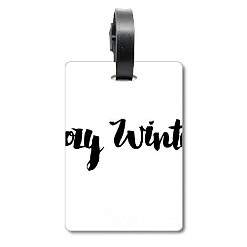Étiquette de sac à main Cozy Winter idéale pour vos escapades et voyages en hiver