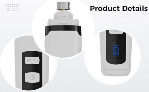 Molinillo de uñas para mascotas Chewtoyo cortador eléctrico con pantalla LCD y 3 puertos 7