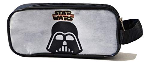 Mochila Darth Vander Rodinhas Lancheira Estojo Star Wars Kit