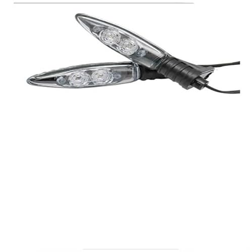 Intermitentes Moto Homologados,Intermitentes Led M 2/4 Uds. Lámparas indicadoras de luz intermitente delantera de motocicleta de 12V aptas for uso for BMW R1200GS F800GS S1000RR F800R K1300S G450X F80