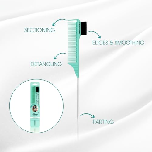 Peine profesional styling 4 en 1 para desenredar y seccionar miniatura 2