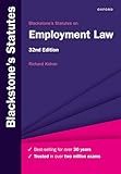 Blackstone's Statutes on Employment Law