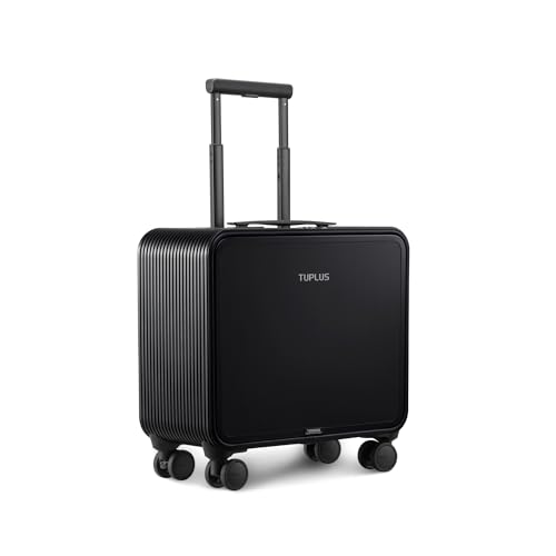 TUPLUS Koffer Aluminium Trolley Rollkoffer mit 4...