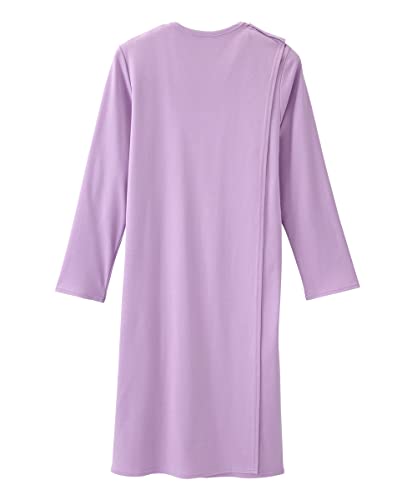 Silverts Open-Back Hospital Gowns for Women – Comfortable, Dignified, Easy Dressing for Seniors & Patients - Embroidered3