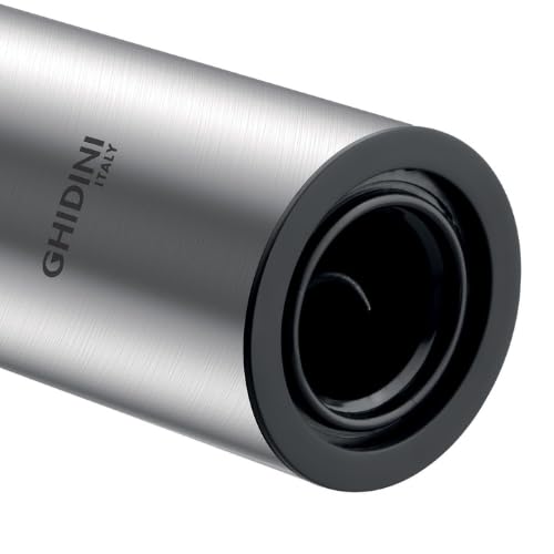 Ghidini Italy 1850 Levatappi Elettrico Ricaricabile USB-C Cavatappi Tagliacapsule Acciaio Inox 4,8x21cm
