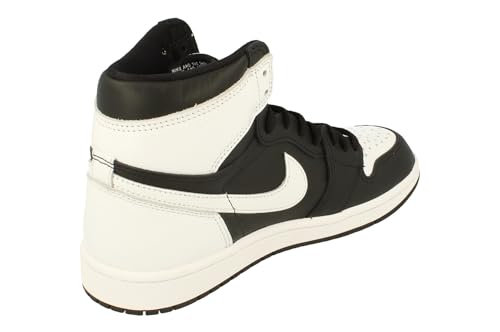 NIKE Air Jordan 1 Retro High Og Mens Shoes Size-10 Black/White-White3