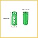 BULLSPANN 2pcs Aluminum Alloy Valve Caps French Type Valve Tire Dust Covers for Bicycle Mountain Bike Road Bike MTB Green