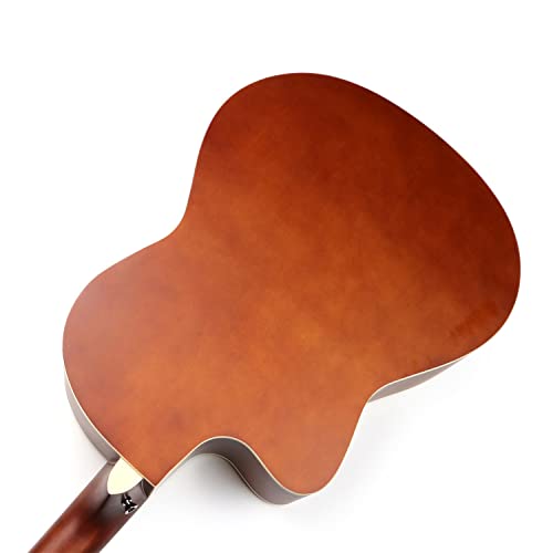 MEIeynt Guitare Acoustique Naturelle pour kit de Bundle Adulte débutant avec accordeur de Sangle de Sac Capo String Pick… - Les Beatles, Paul McCartney, John Lennon, RIngo Starr, George Harrison MEIeynt Guitare Acoustique Naturelle pour kit de Bundle Adulte débutant avec accordeur de Sangle de Sac Capo String Pick… – Image 4
