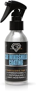 Diamond King Nano Car Windshield Glass Coating 120ml - Ceramics Coating for Cars - Car Detailing, Hydrophobic Top Coat, Durable, Car Wax Polish Spray - Car Shiner, Cleaner, DK-WIND