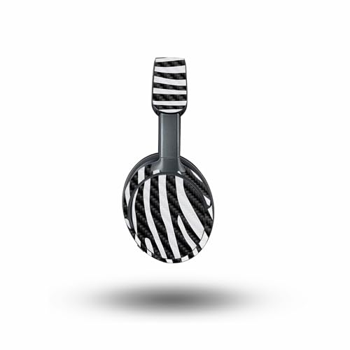 Image of MightySkins Carbon Fiber Skin Compatible with Bose QuietComfort Ultra - Black Zebra | Protective, Durable Textured Carbon Fiber Finish | Easy to Apply
