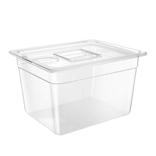 Contenedor de máquina de cocción lenta de gran capacidad con ventana transparente, parte de olla de cocción lenta para herramientas de cocina profesionales fáciles