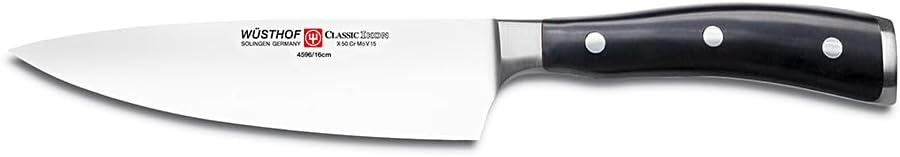 Wüsthof Cook's Knife, 6", Black