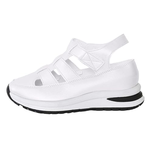 HOOUDO Sandalias Con Cuña Mujer Anchos Zapatillas Barefoot Transpirables Senderismo Antideslizantes Zapatillas Casa Barefoot Ajustable Zapatos Minimalistas Sandalias CóModas Mujer