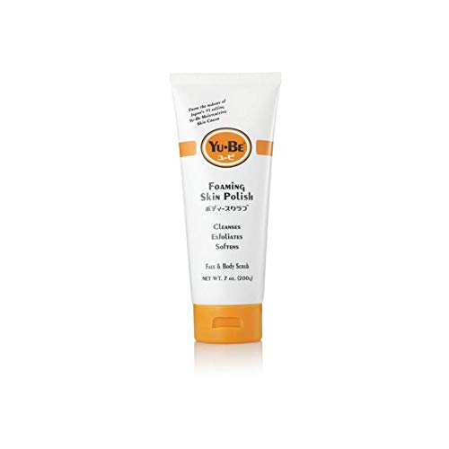 Yu-Be Foaming Exfoliating Face & Body Scrub - Cleansing, Softening, and Ultra Moisturizing