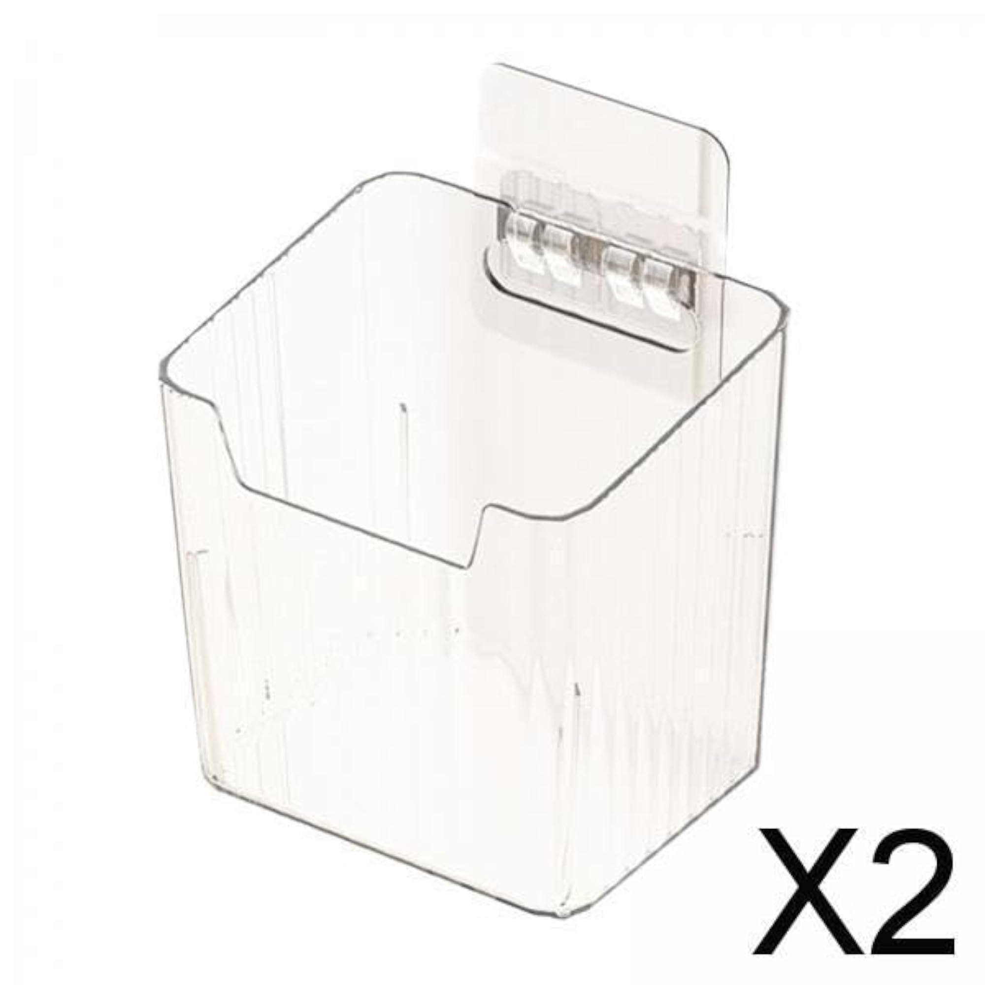 2xStorage Bins for Wall over Cabinet Door Organizer