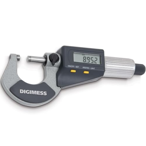 Micrômetro Externo Digital 0 a 25mm com Proteção IP40-DIGIMESS-11...