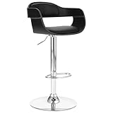 Largeur du siège : 37,5 cm Générique Tabouret de Bar Noir Similicuir,Meubles,Fauteuils et chaises,Tabourets de Bar,Noir,9.96 KG,287403