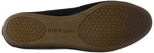 Hush Puppies Girls Josie Ballet Flat, Black, 3 Little Kid Us #TOP3