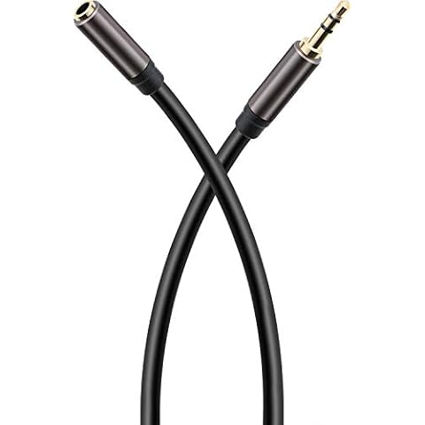 SAISN 3.5mm Audio Cable Extension Cord Male to Female Stereo Headphone Extender (15 Feet) Cover