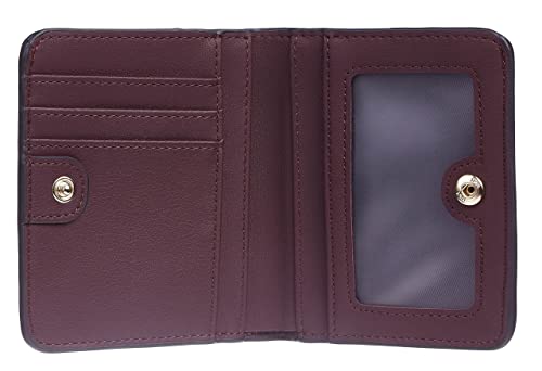 Image of Gostwo Small Wallet for Women, Slim Bifold Credit Card Holder, Compact RFID Blocking Cash Wallet, Billfolds Thin Leather Zipper Pocket, Mini Wallet Gift for Ladies Teen Girls Travel with ID Window