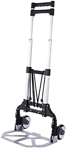 Xample® 80KG Heavy Duty Lightweight Folding Hand Sack Trolley Sack Truck Barrow Cart Trolley Industrial Warehouse Hand Truck, Sack Truck
