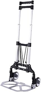 Xample® 80KG Heavy Duty Lightweight Folding Hand Sack Trolley Sack Truck Barrow Cart Trolley Industrial Warehouse Hand Truck, Sack Truck