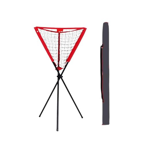 Menolana Ball Collector Tripod Stand Hitting Training Aid Lightweight Rack Batting Practice with Carry Bag for Beginner Professionals