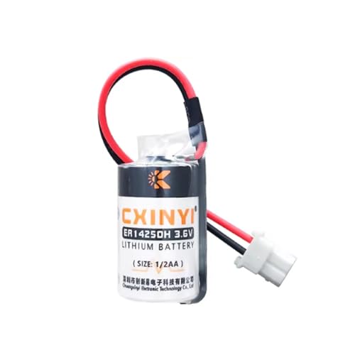 YICUAA�i1����jER14250H 3.6V 1/2AA 1200mAh PLC ��[�d���g���̂ă��`�E���d�r�A���v���O�t��