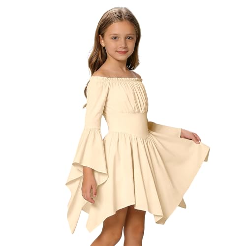 Robe estivale pour fille Robe épaules dénudées décontractée WWricotta