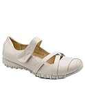 Primtex-confort Primtex Chaussures Confort Femme Grande Pointure 41-44 Style Ballerines Confortables orthopédiques Semelle Cuir
