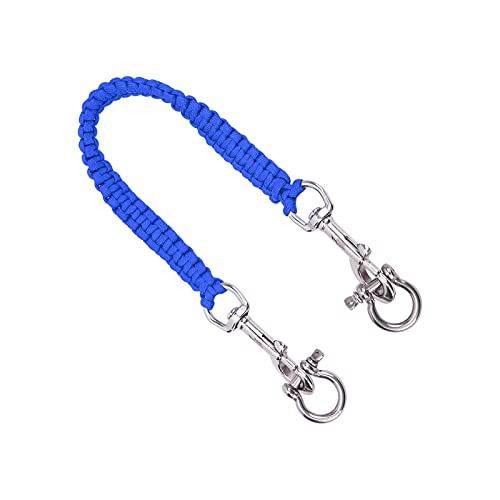 VGEBY Diving Camera Lanyard 316 Stainless Steel, 360° Flexible Rotation, for Dive (RoyalBlue)