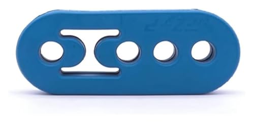 Silentbloc caoutchouc renforcé bleu pour support pot d'échappement voiture
