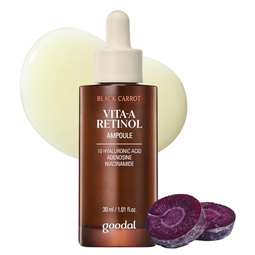 GOODAL-Black-Carrot-VITA-A-Retinol-Ampoule-30ml-Hydration-Facial-Serum-for-Glowy-Skin-Lightweight-Serum-Korean-Skincare-Pore-minimizer