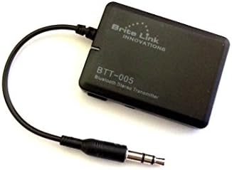 Britelink Bluetooth Audio Transmitter: Portable, Bluetooth Music Transmitter for 3.5 mm Audio Devices Wireless Streaming (iPod,MP3,MP4,TV,Media Players...) - by CyberTech®