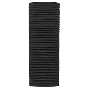 ZHIYE 50pcs Elastic Hair Bands, 4mm Elastic Hair Bobbles Ponytail Holders, No Metal Strong Hair Ties Gentle Hairbands Thick for Girls Women Kids