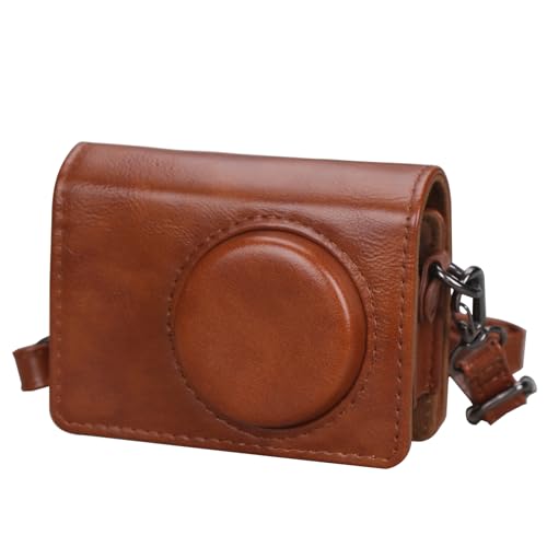Funda para cámara Kodak PIXPRO PU cuero marrón miniatura 1