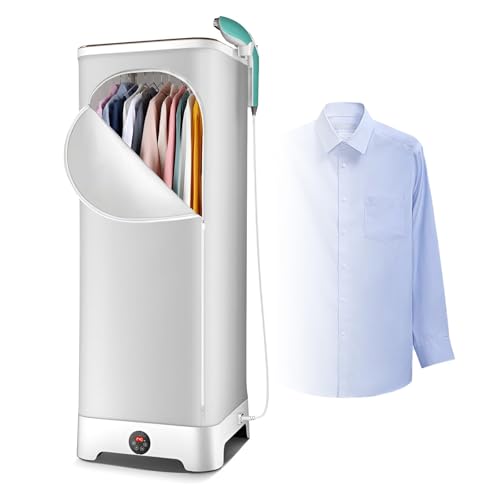 LURECAQING Secadora Portatil/Máquina de Planchar a Vapor/con Temporizador De 240 Minutos, Aire Caliente circulante en 3D/ Armario De Secado Plegable,Apto para Todo Tipo de Tejidos