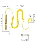 QWORK® Tester napięcia samochodowego 6 V, 12 V, 24 V, z lampą kontrolną, tester napięcia samochodowego z zaciskiem krokodylkowym, do samochodów i motocykli
