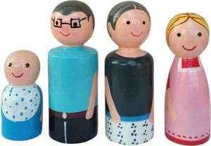 YAMKAY Handcrafted Wooden Set of 4 Modern Family Dolls Set Showpiece Decorative Showpiece - 10 Cm Vegetable Colour Set of 1 (B08MTFVVX9) Amazon Price History, Amazon Price Tracker