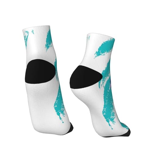 90's Cup Design print Men's Moisture Wicking Socks for Work Sports Boot Socks Athletic Running Daily4