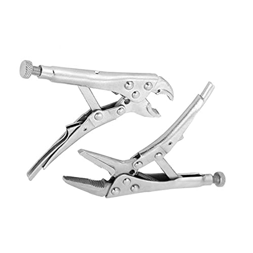 Vergrendeling Tangen Gebogen Rechte Kaak Zelf Lock Grip Klem 5 "voor Gripping Twisting Holding 2 STKS - Image 8