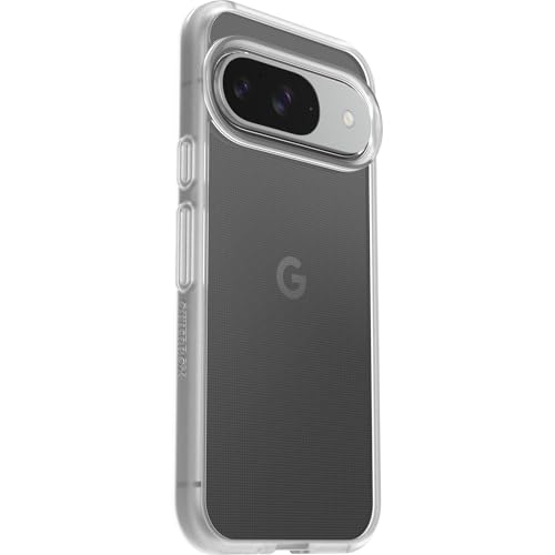 Image of OtterBox Google Pixel 9 & 9 Pro React Series Case - CLEAR, ultra-thin, pocket-friendly, raised edges protect camera & screen, wireless charging compatible