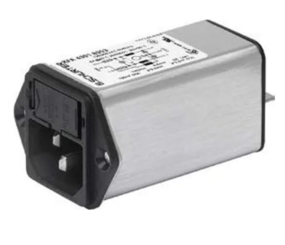 4301.8053, AC Power Entry Modules 2POLE 6A Screw Front Side Standard