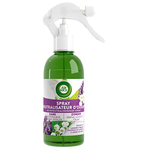 Air Wick Spray Neutralisateur d'Odeurs aux Huiles Essentielles Lavande & Muguet Cover